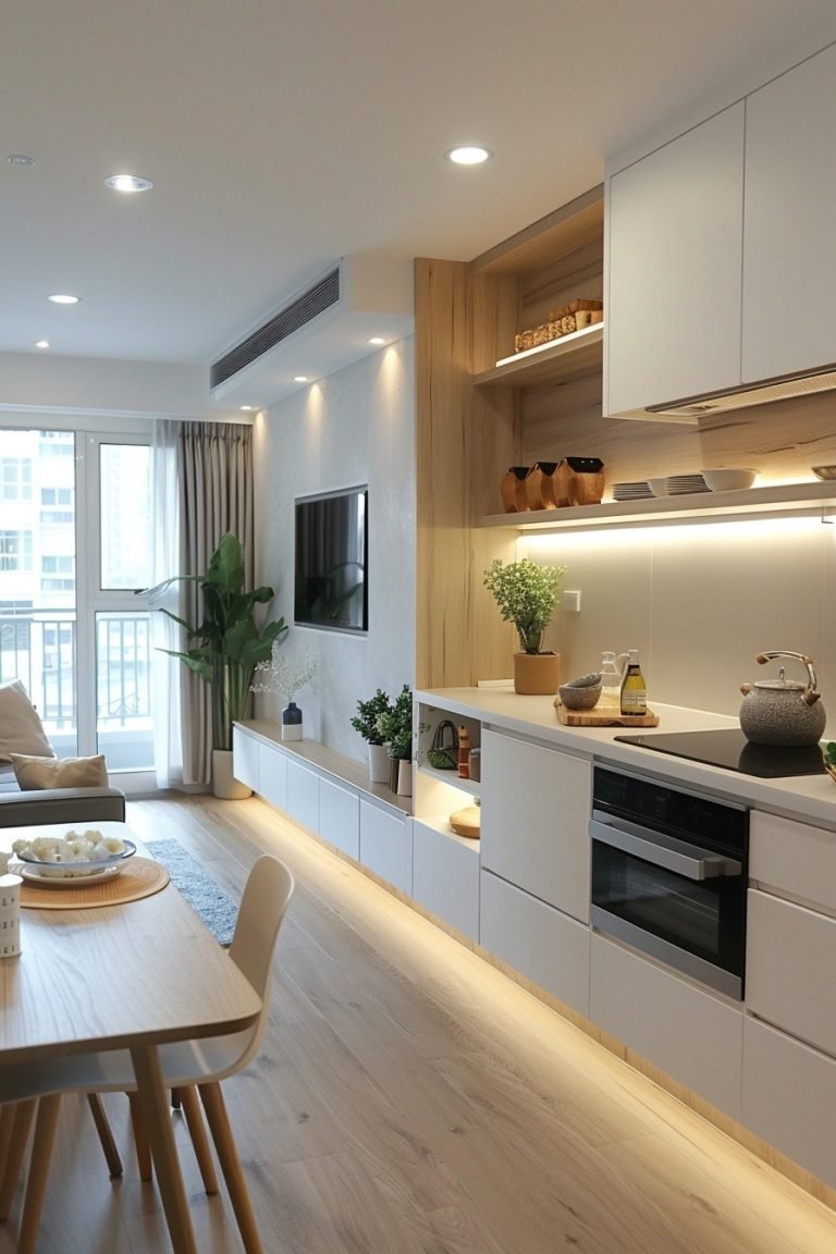 View of 29 Innovative Small Apartment Ideas To Maximize Your Space - Courtneys ...