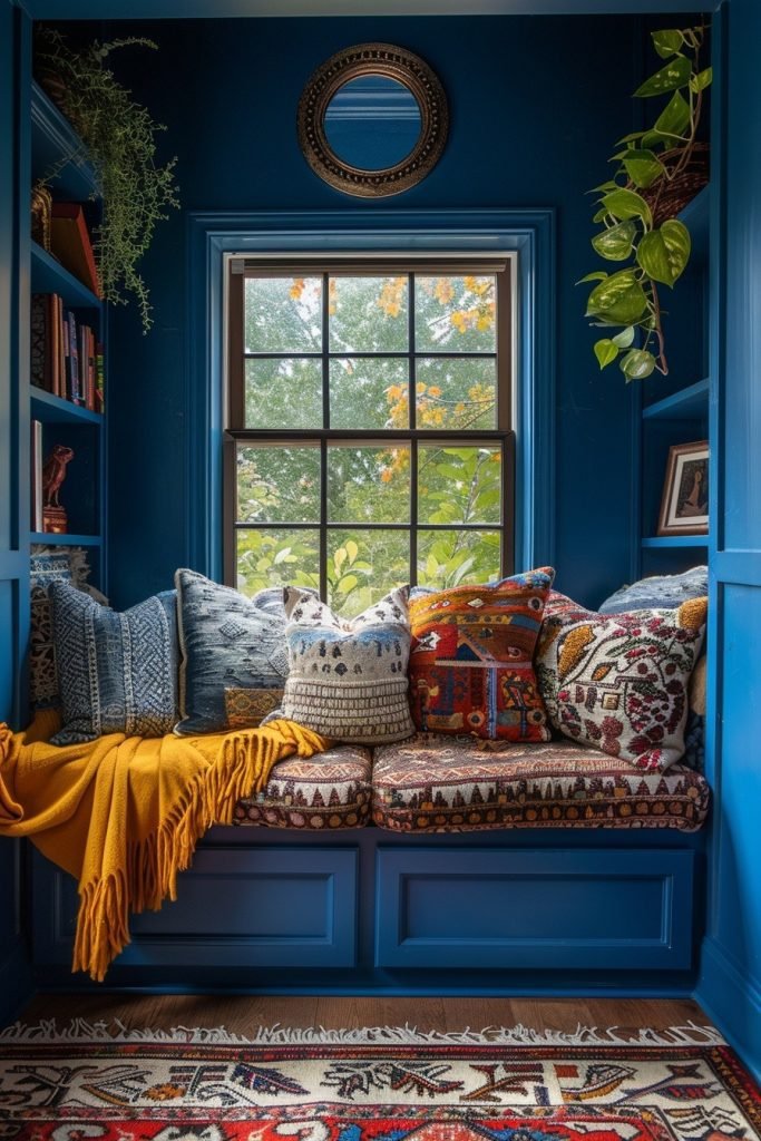 Cobalt Boho Corner Nooks