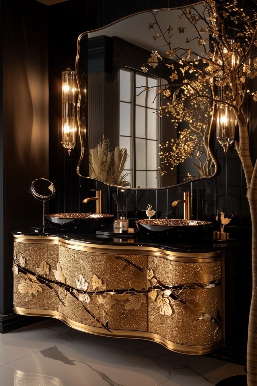 29 Luxurious Gold Bathroom Decor Ideas For A Glamorous Touch