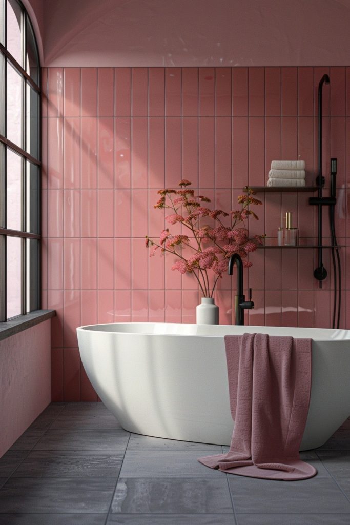 Contemporary Pink and Gray