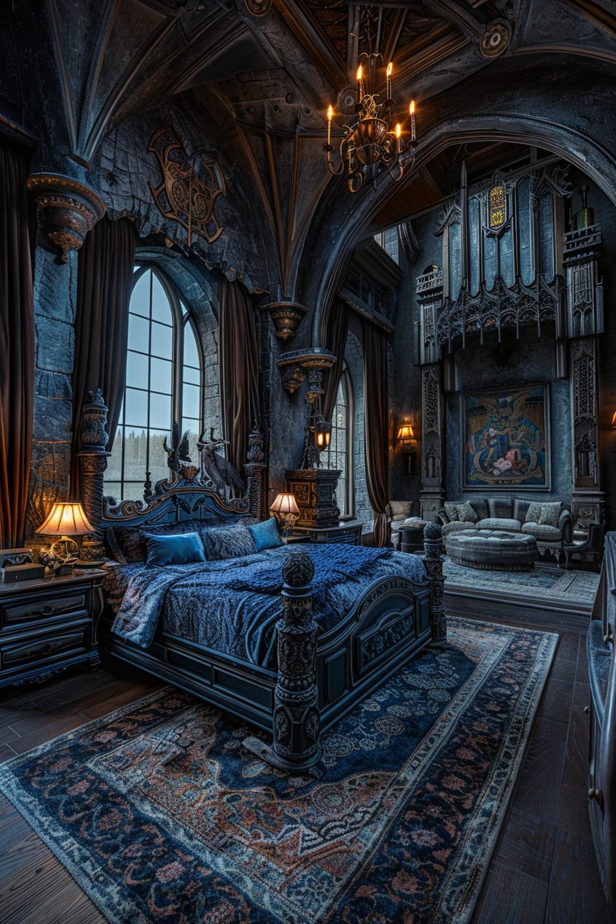 29 Dark Fantasy Bedroom Ideas For A Mysterious Sanctuary - Courtneys World