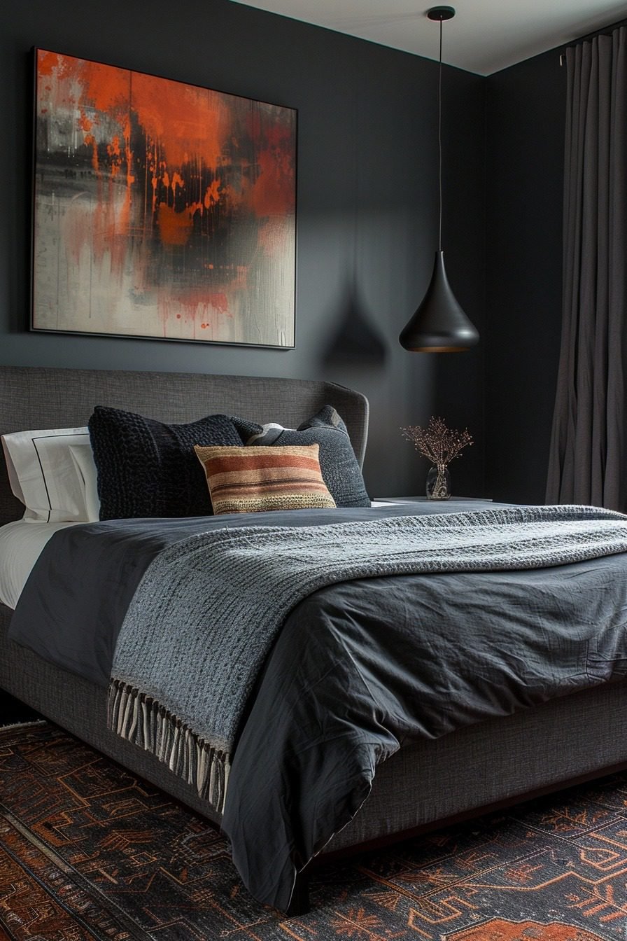 29 Stunning Dark Modern Bedroom Ideas For A Sleek And Stylish Space ...