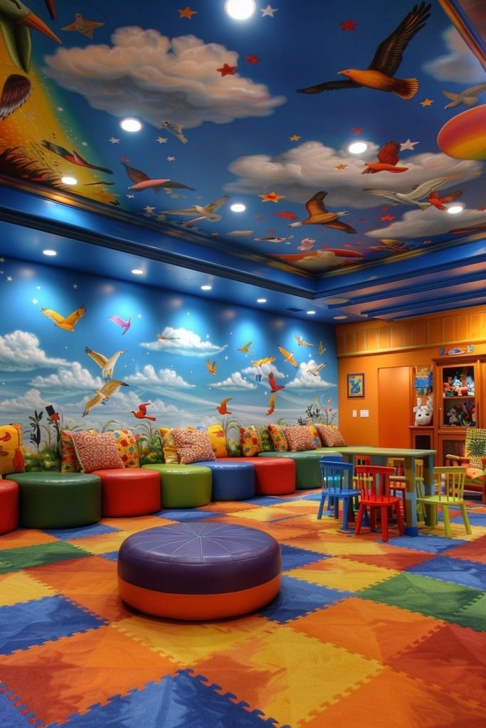 Eclectic Painted Ceilings