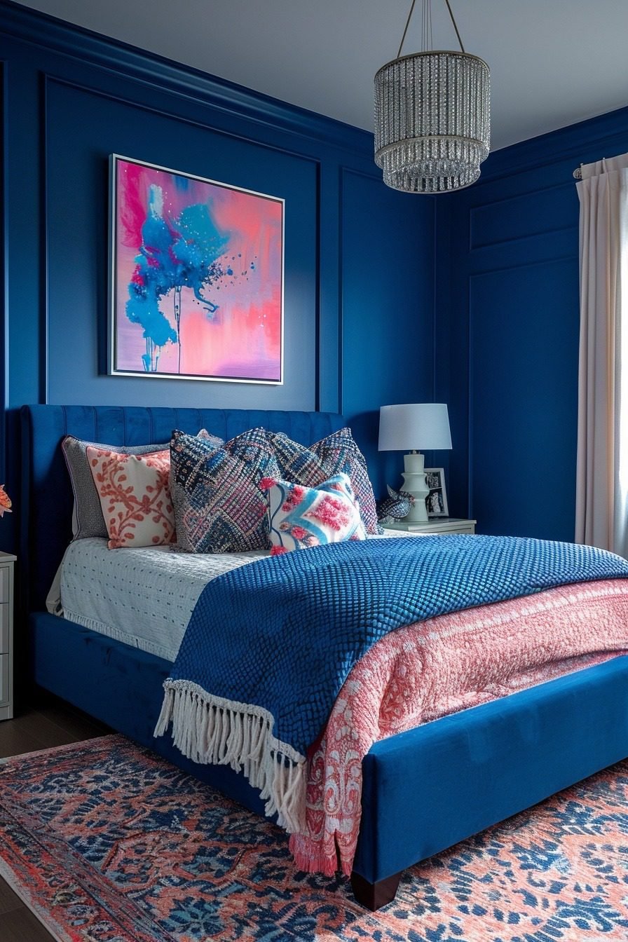 29 Blue Boho Girls Bedroom Designs To Inspire Sweet Dreams - Courtneys ...