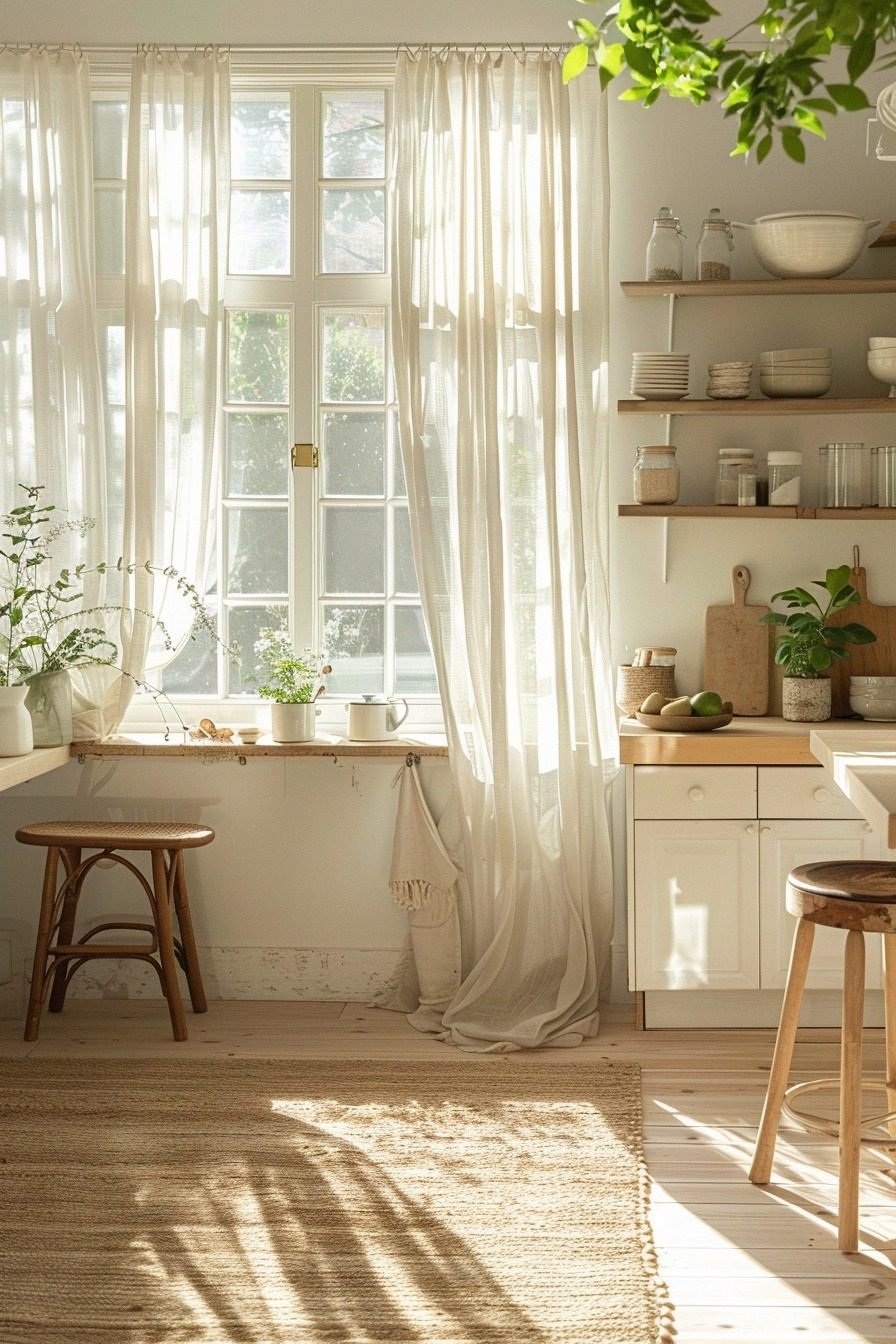 29 Boho Kitchen Curtains To Enhance Your Space With Style - Courtneys World