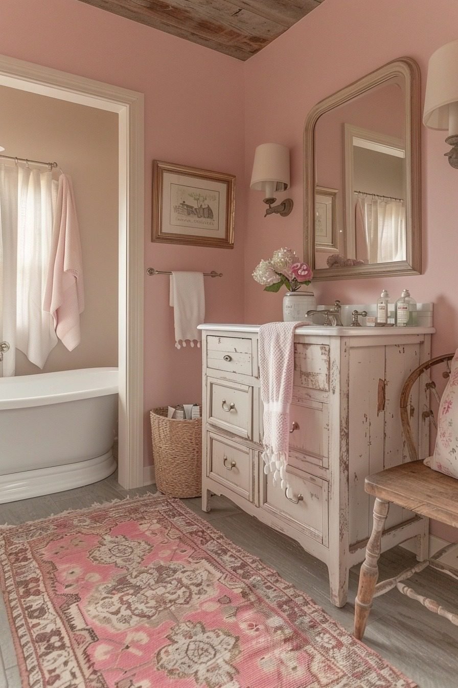 29 Pink Bathroom Decor Ideas For The Ultimate Girly Retreat - Courtneys ...