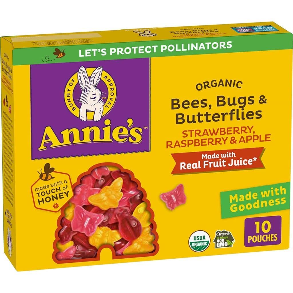 Annie's Organic Bees, Bugs, and Butterflies Fruit Flavored Snacks