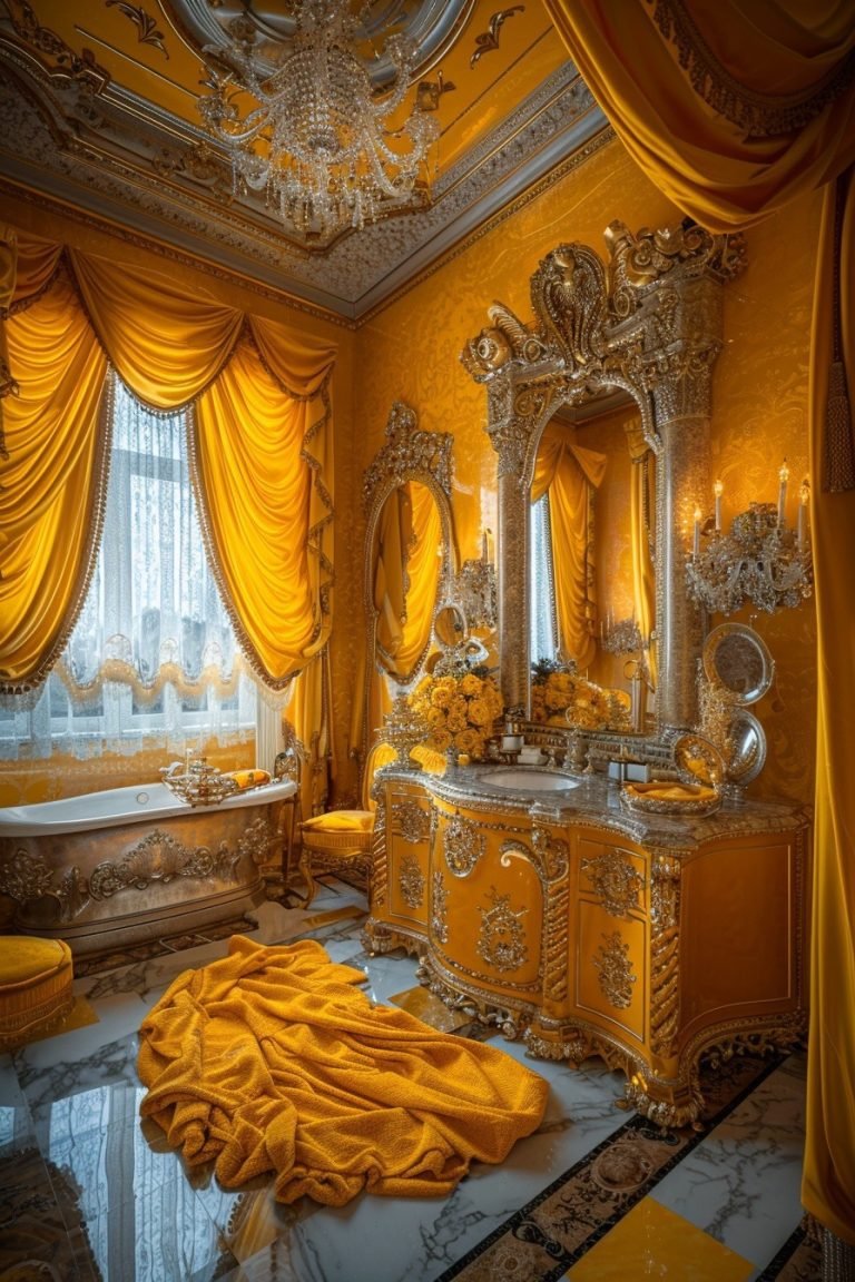29 Sunny Yellow Bathroom Decor Ideas To Brighten Your Space - Courtneys ...