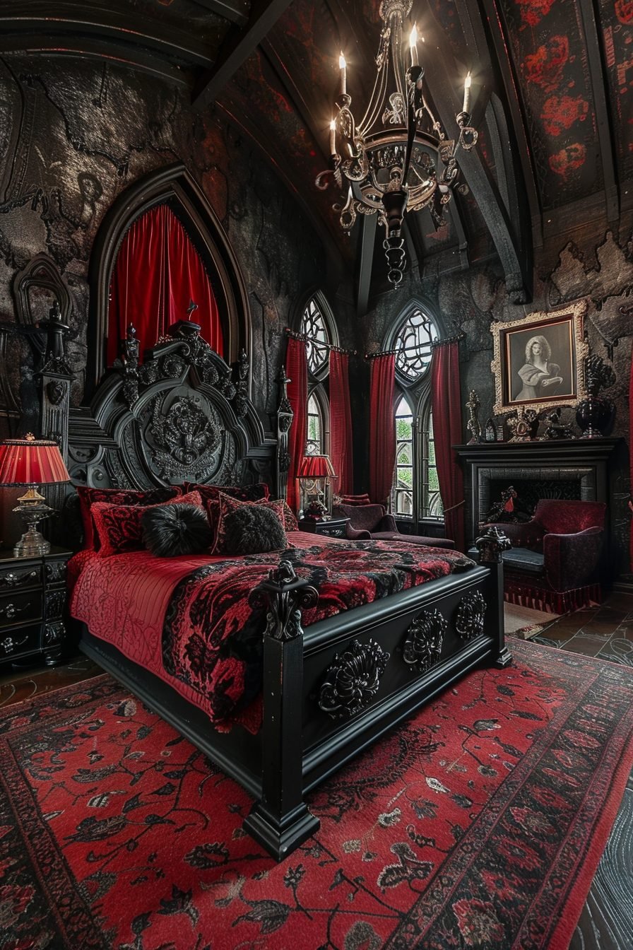 29 Dark Fantasy Bedroom Ideas For A Mysterious Sanctuary - Courtneys World