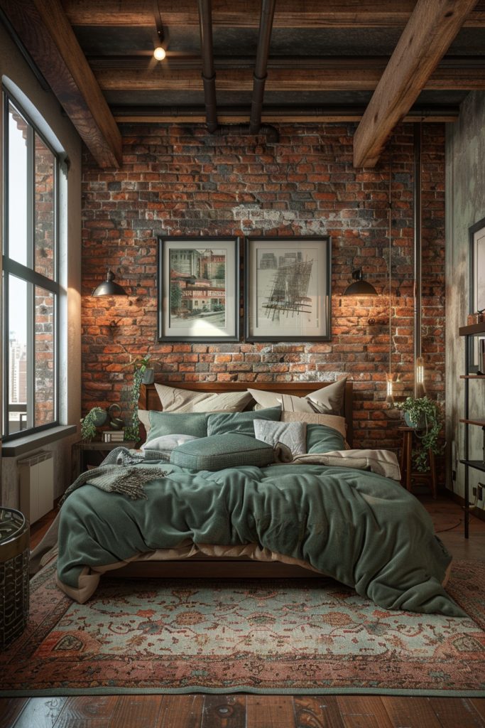 Green and Terracotta Industrial Chic