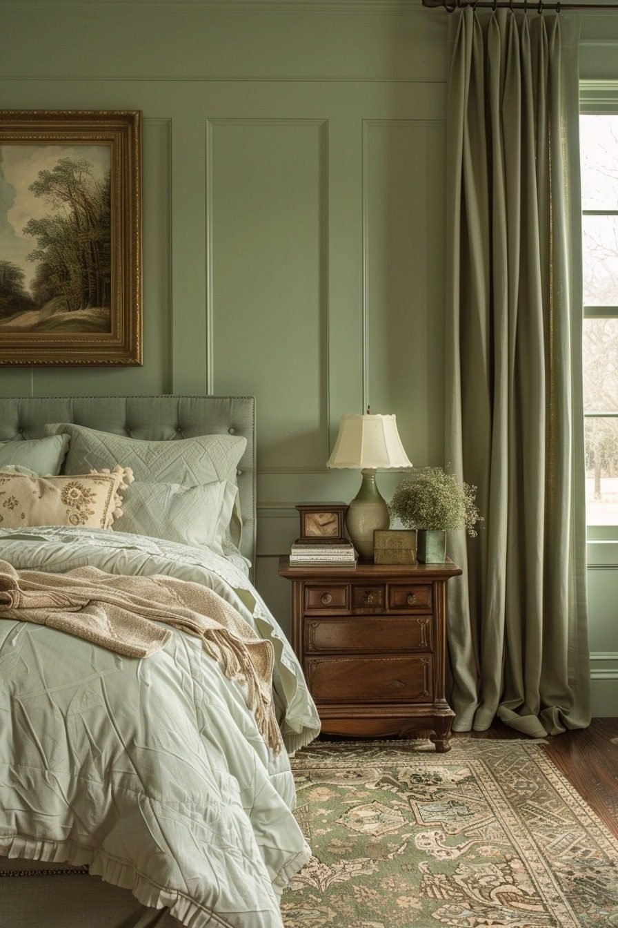 29 Sage Green Farmhouse Bedroom Ideas For A Refreshing Retreat ...