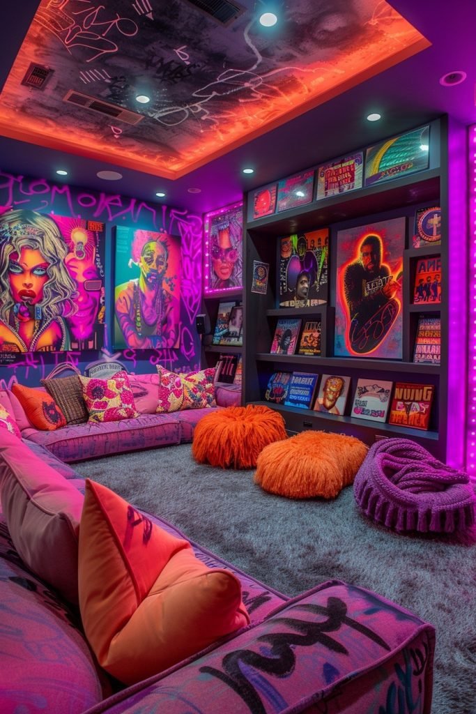 Hip-Hop Inspired Media Room