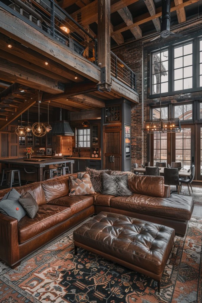 Industrial Chic With Metallic Accents