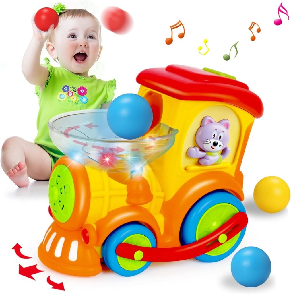 LAGSEAN Musical Train Infant Toy