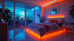 Led lighting bedroom