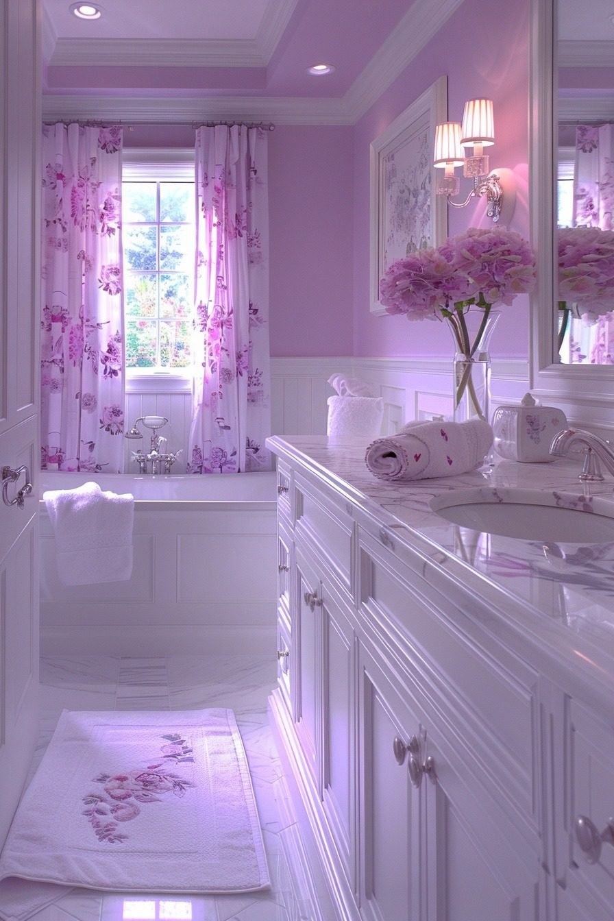 29 Enchanting Girly Bathroom Decor Ideas For A Whimsical Touch ...