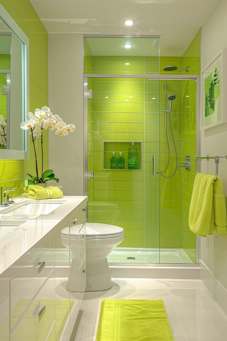 29 Refreshing Green Bathroom Decor Ideas For A Serene Space - Courtneys ...