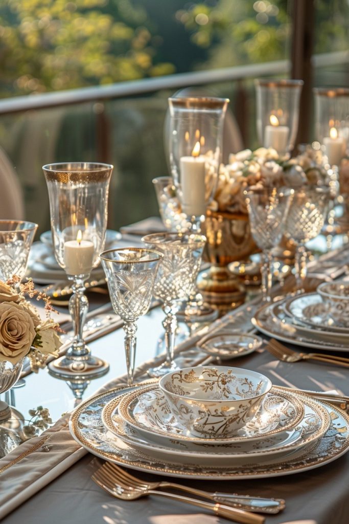 Luxurious Gold and Silver Touches