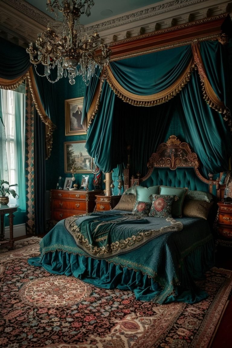 29 Dark Teal Bedroom Ideas To Create A Tranquil And Luxurious Retreat ...
