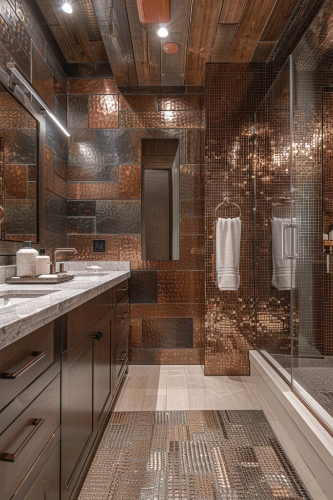 Metallic Tile Accents