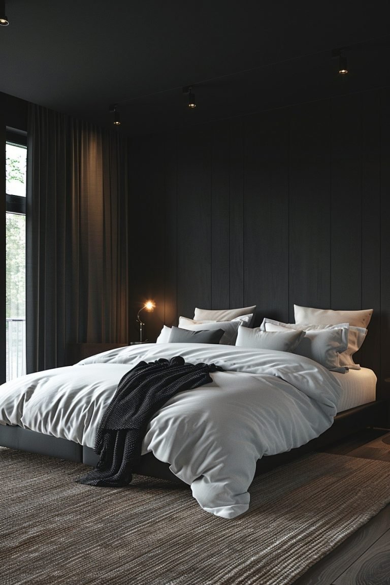 29 Stunning Dark Modern Bedroom Ideas For A Sleek And Stylish Space - Courtneys World