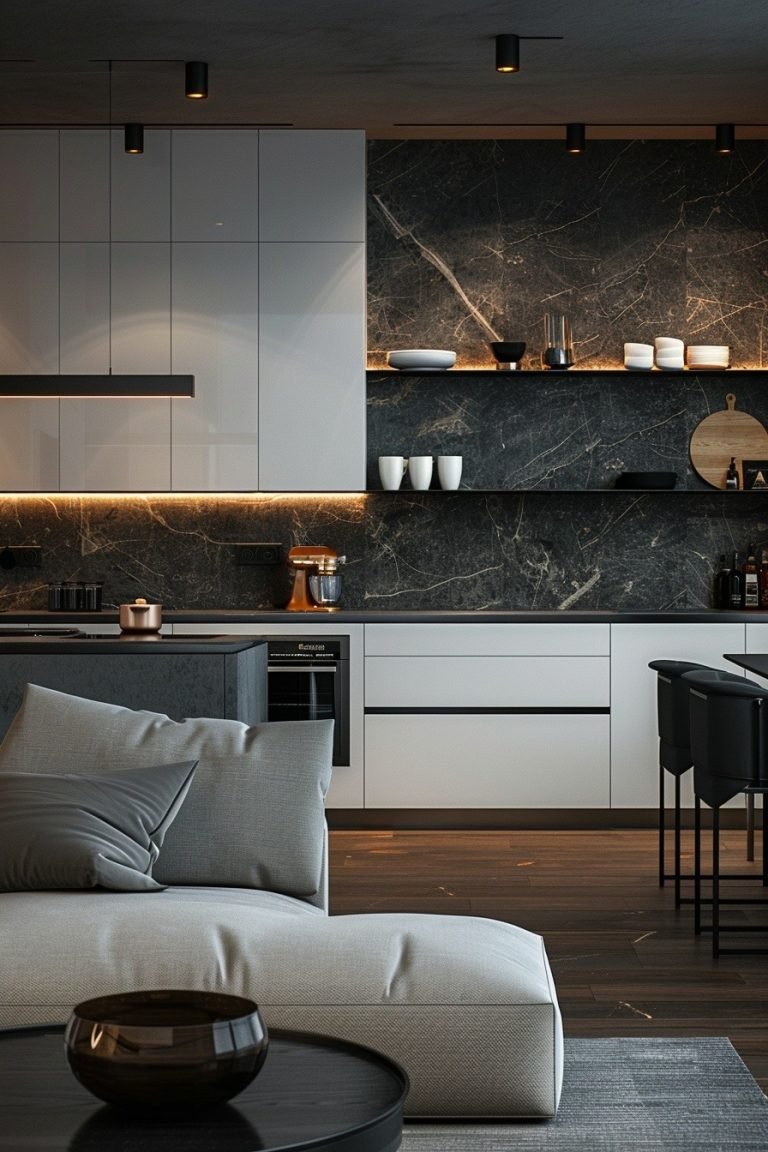 29 Tiny Apartment Kitchen Decor Ideas For Stylish Functionality ...