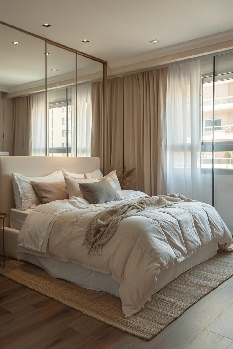 View of 29 Tiny Bedroom Apartment Ideas To Maximize Your Space - Courtneys World