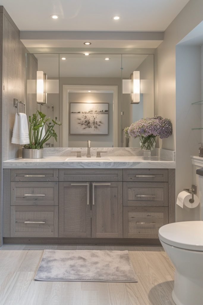 Mirror Magic in Tiny Bathrooms