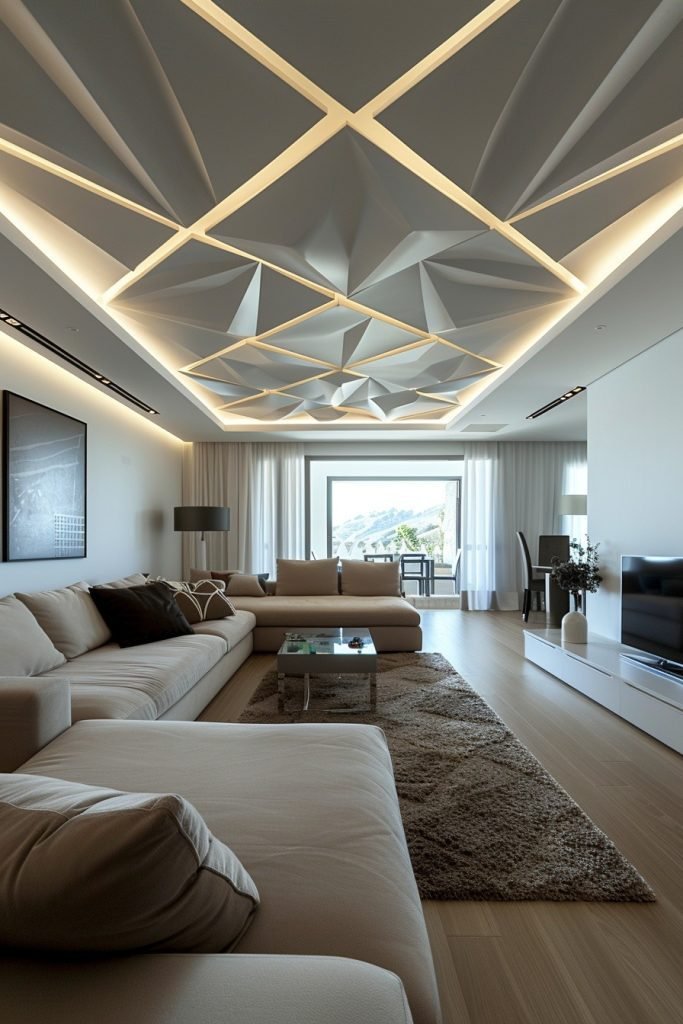 Modern Geometric Ceilings