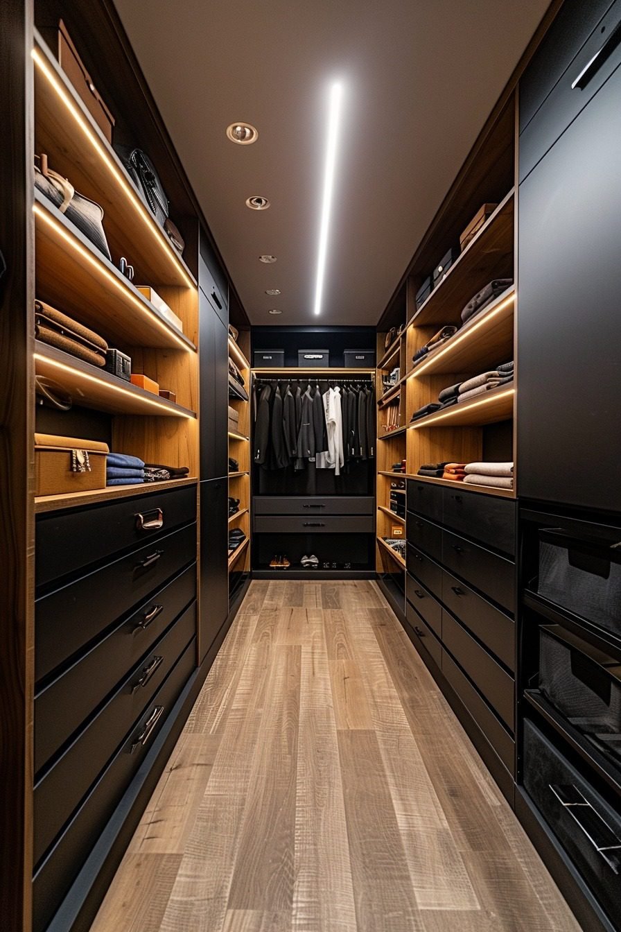 Minimalist Penthouse Walk In Closet Ideas Reference: 29 Stunning Walk In Closets To Elevate Your Home Style