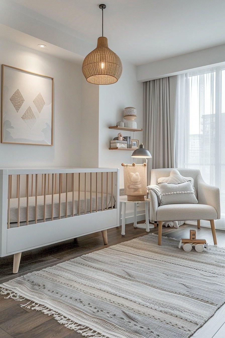 Image showcasing 16 Adorable Minimalist Nursery Ideas » Lady Decluttered