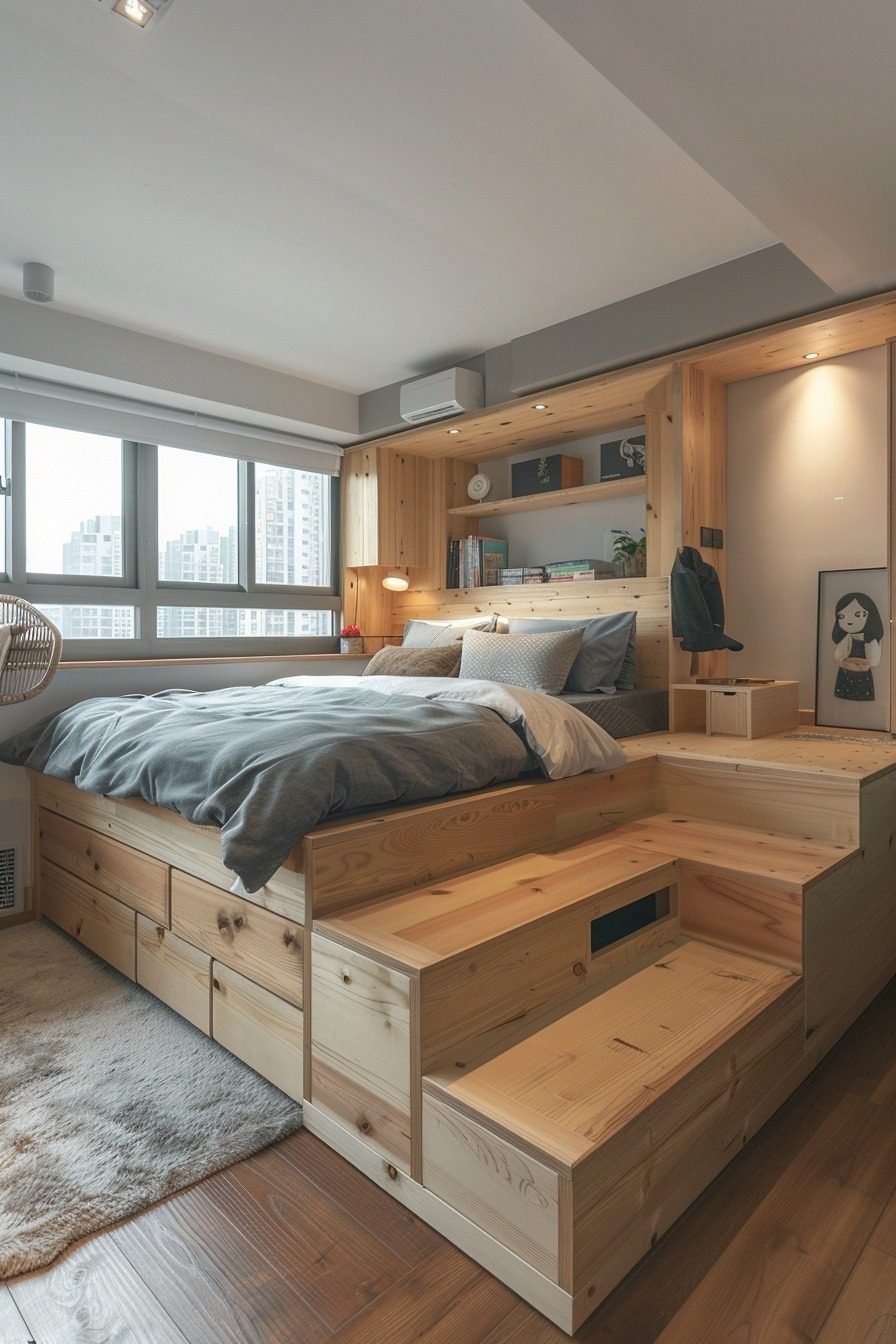 29 Tiny Bedroom Apartment Ideas To Maximize Your Space - Courtneys World