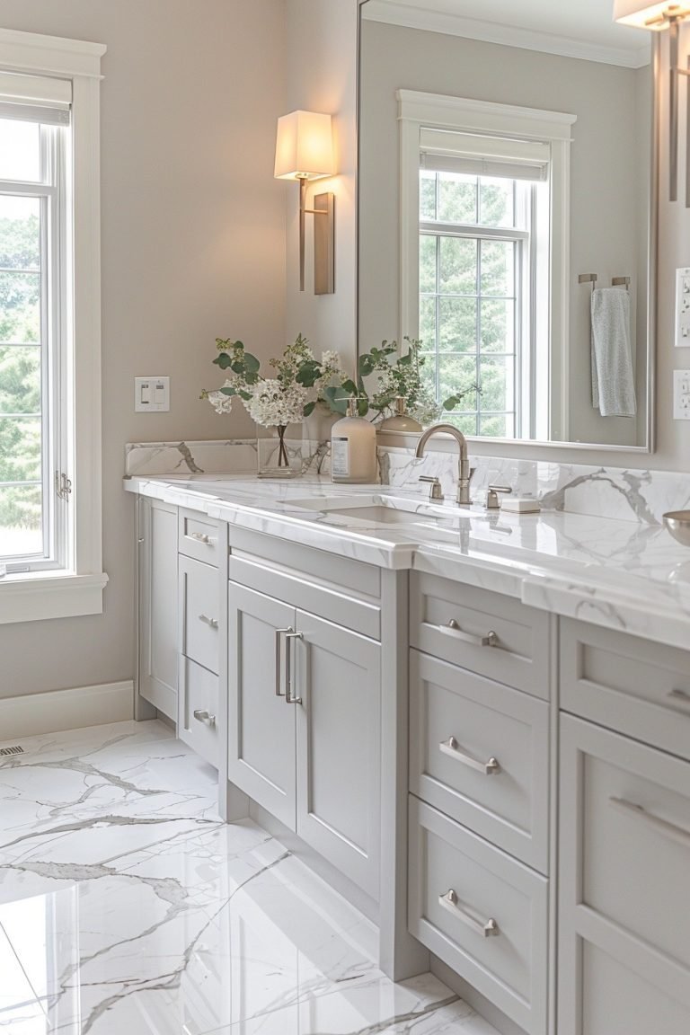 29 Chic Neutral Bathroom Decor Ideas For Timeless Elegance - Courtneys ...