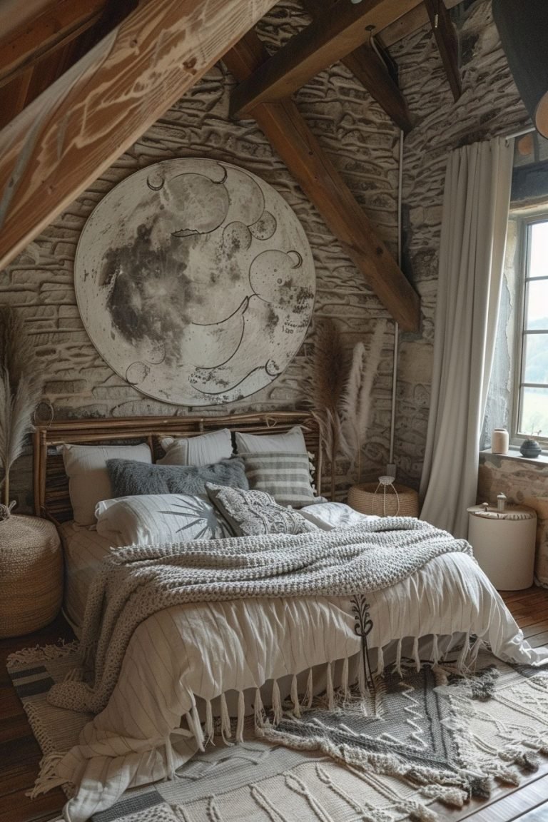29 Rustic Boho Witchy Bedroom Ideas To Transform Your Space - Courtneys ...