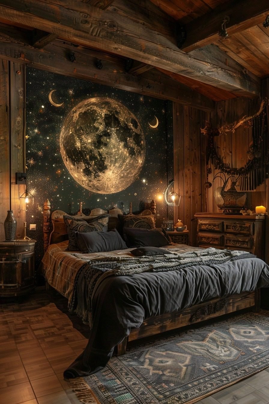 29 Rustic Boho Witchy Bedroom Ideas To Transform Your Space - Courtneys ...