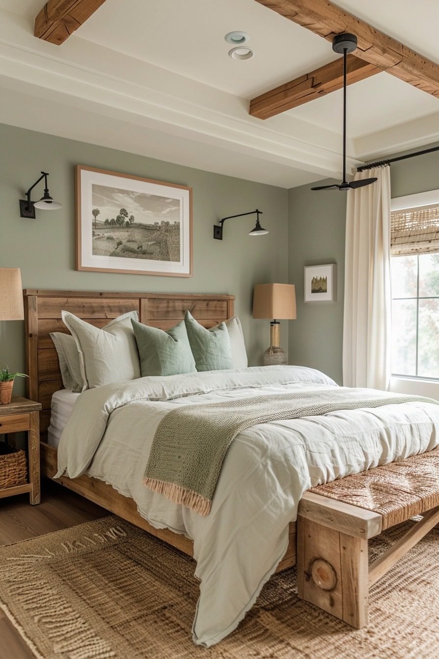 29 Sage Green Farmhouse Bedroom Ideas For A Refreshing Retreat