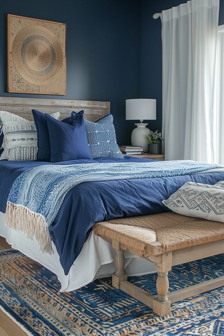 29 Bright Blue Boho Bedroom Ideas For A Vibrant And Relaxing Retreat ...