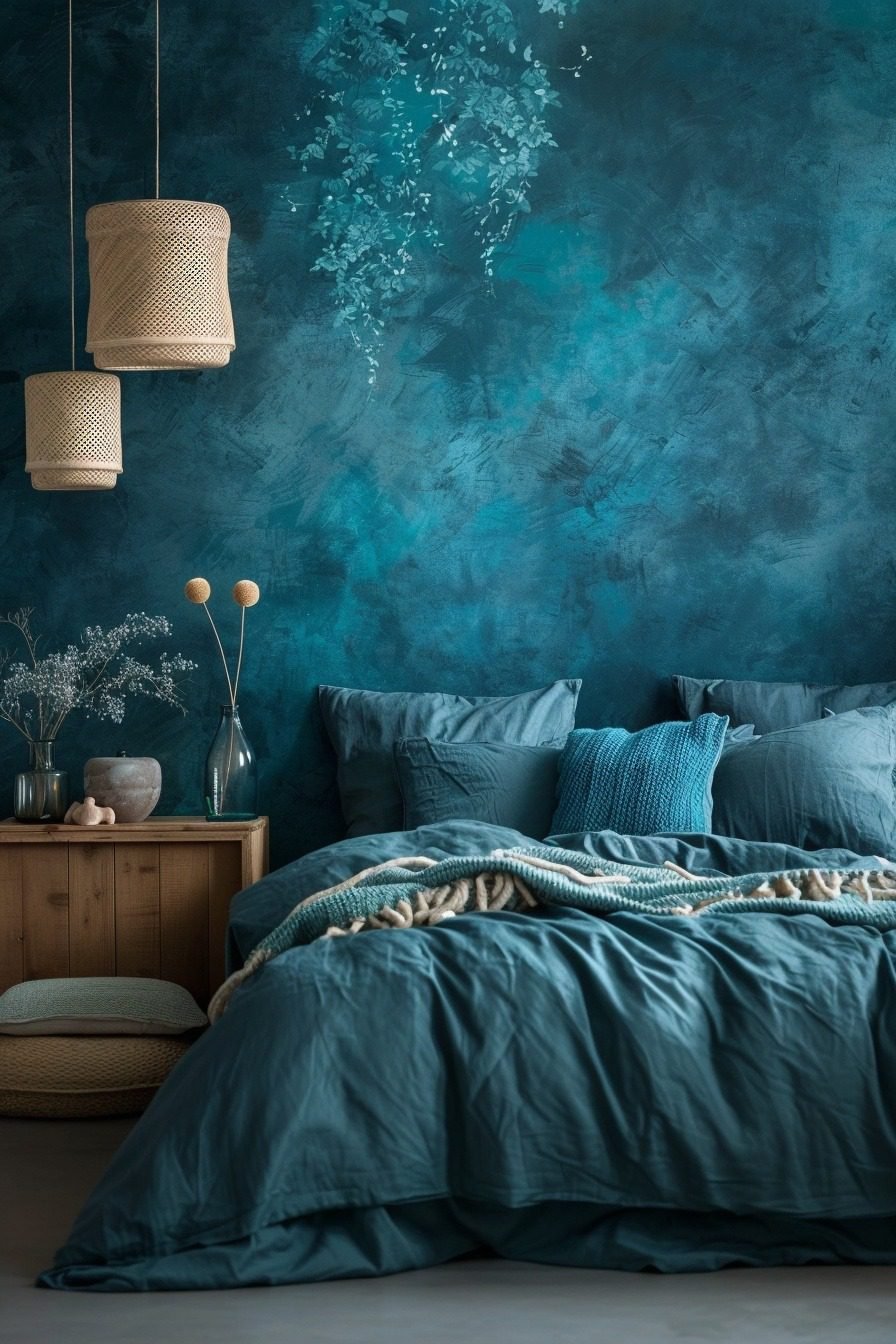 29 Dark Teal Bedroom Ideas To Create A Tranquil And Luxurious Retreat ...