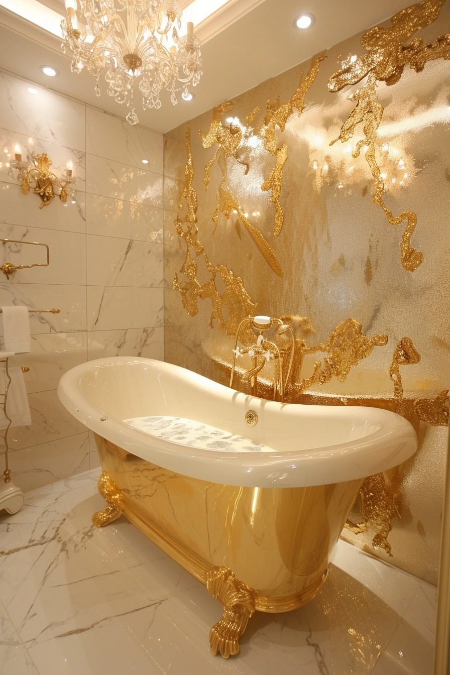 29 Luxurious Gold Bathroom Decor Ideas For A Glamorous Touch ...