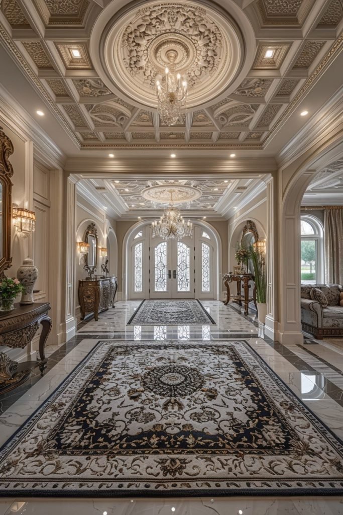 Ornate Molded Ceilings
