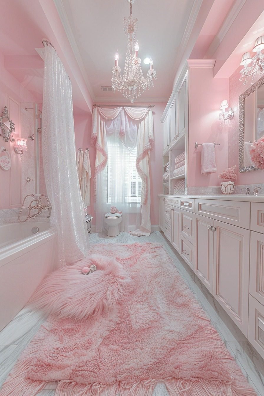 29 Enchanting Girly Bathroom Decor Ideas For A Whimsical Touch ...