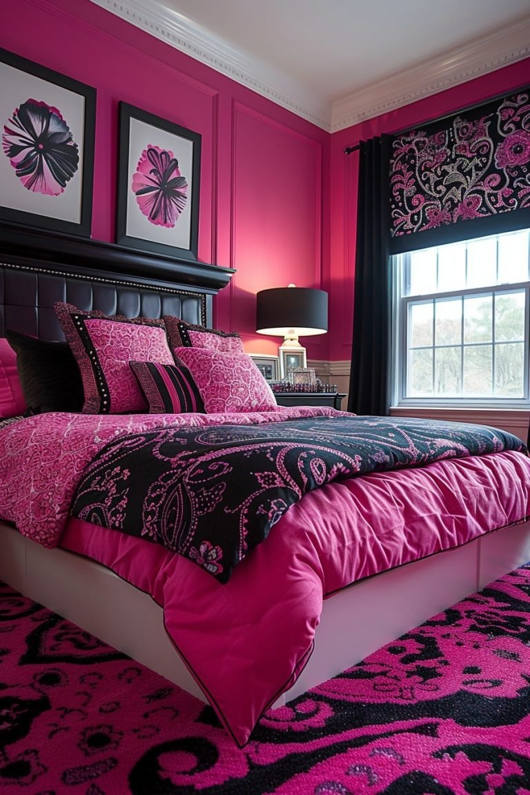 29 Stunning Pink And Black Bedroom Ideas For A Chic And Modern Look ...