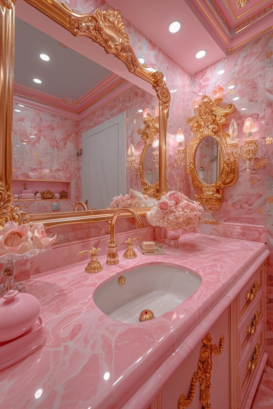 29 Pink Bathroom Decor Ideas For The Ultimate Girly Retreat - Courtneys ...