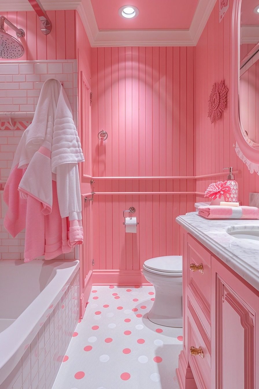 29 Pink Bathroom Decor Ideas For The Ultimate Girly Retreat Courtneys