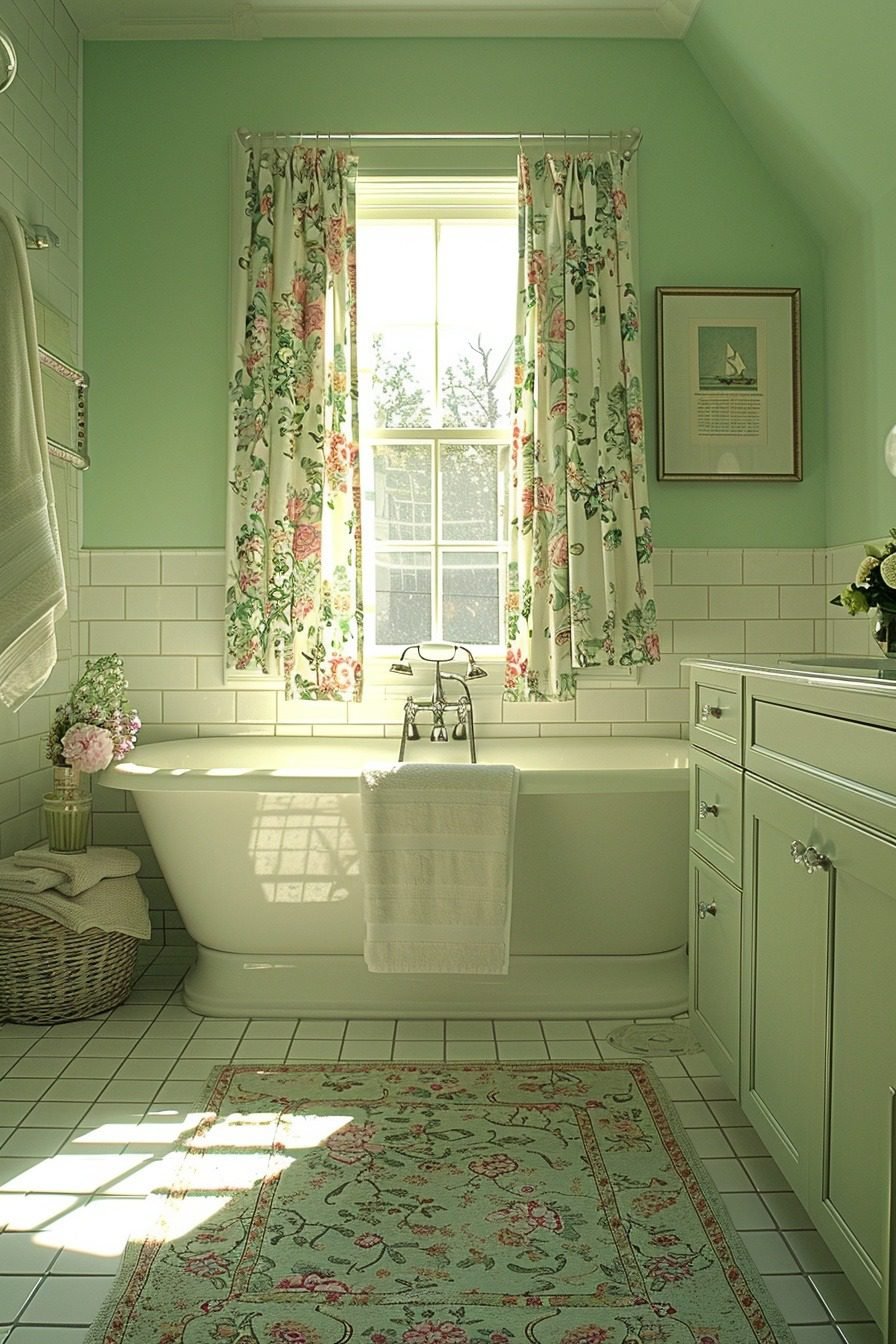 29 Refreshing Green Bathroom Decor Ideas For A Serene Space - Courtneys ...