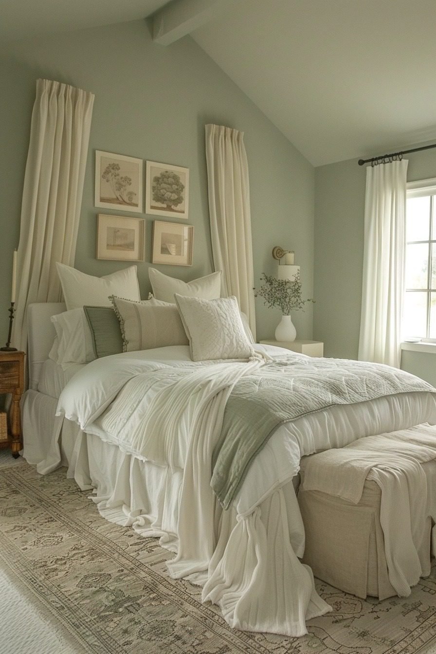 29 Sage Green Farmhouse Bedroom Ideas For A Refreshing Retreat