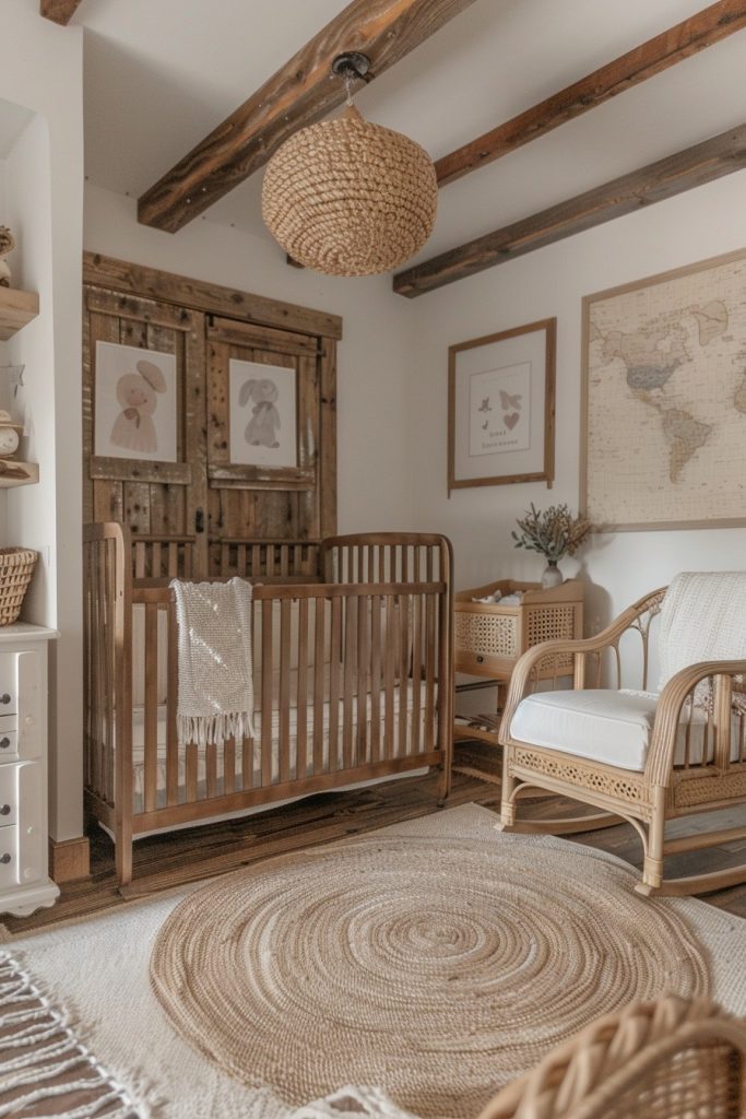 Rustic Farmhouse Baby Room