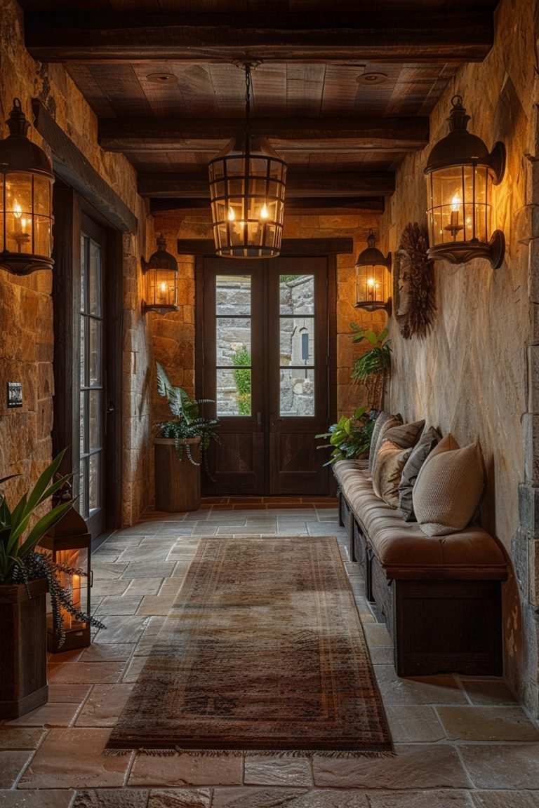 29 Rustic Hallway Design Ideas For A Stylish And Inviting Space ...