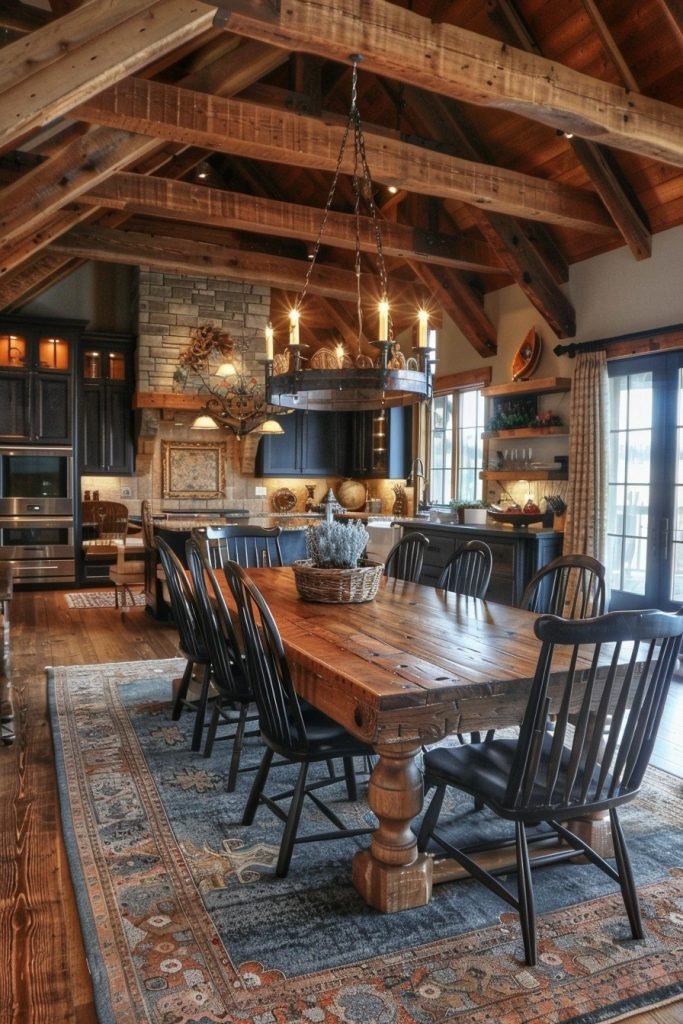 Rustic Wooden Beam Ceilings