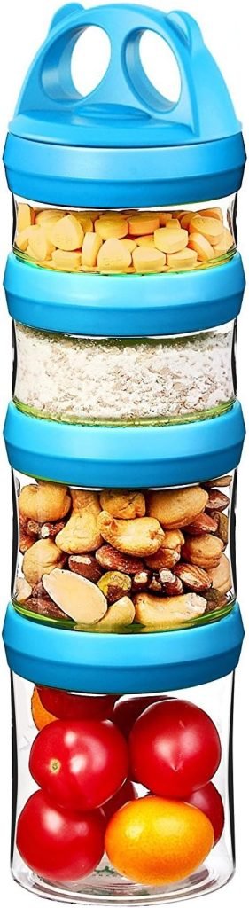 SELEWARE Portable Stackable Food Storage Containers